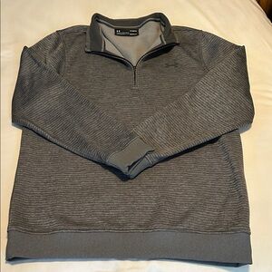 Under Armour Cold Gear Men's Charcoal Zip-Up Shirt